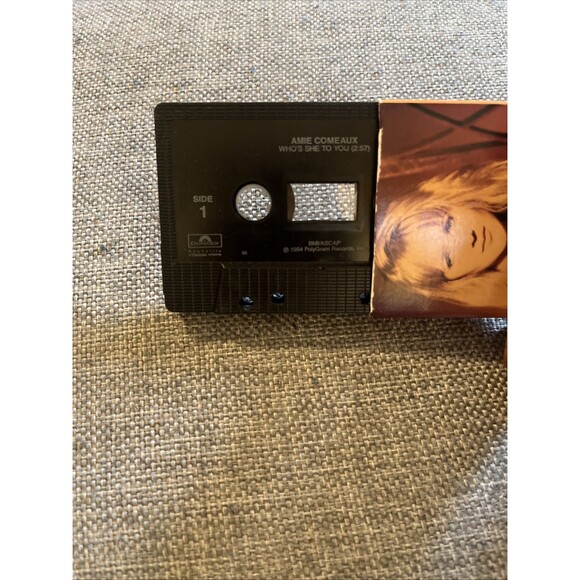 Amie Comeaux Whos She To You (Cassette) Single Rare Tape 1994 Polygram Records - Picture 4 of 4